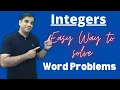How to solve Word Problems Integers Class 6 and Class 7 Asim Mishra