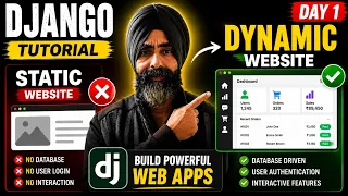 Django Tutorial for Beginners Python Full Stack Development Day 1