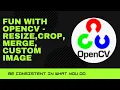 Fun with OpenCV - Pattern Programming Resize Crop Custom Image
