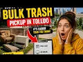 How to schedule a bulk trash pickup in Toledo
