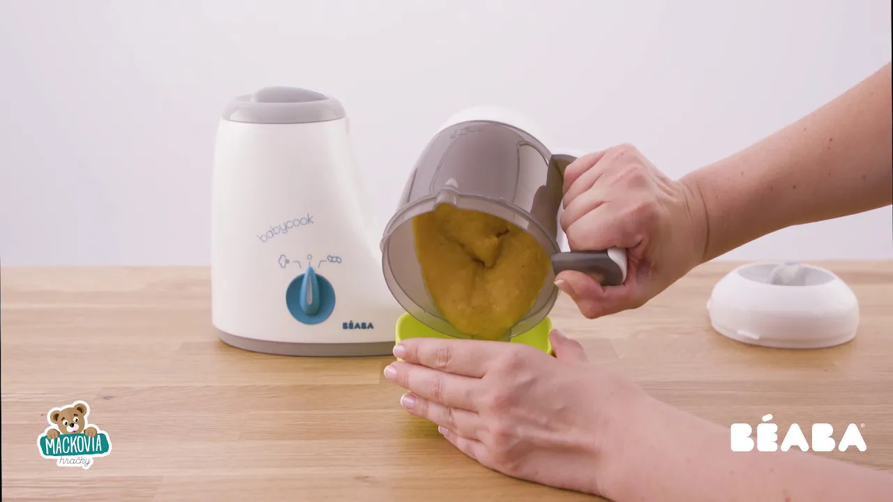 Pre bábätká - Parný varič a mixér Babycook® Neo Night Blue Beaba - 5