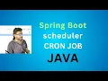 How to create scheduler in spring boot
