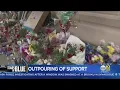 Overwhelming Show Of Support At Vigil For Fallen NYPD Detective