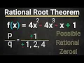 Rational Root Theorem - Find The Possible Rational Roots Of A Polynomial