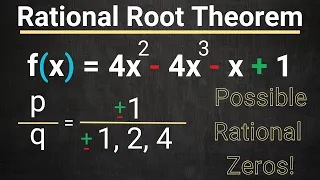 Rational Root Theorem - Find The Possible Rational Roots Of A Polynomial