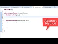 69 Abstract keyword in java