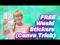 Make Planner-Ready Washi Sticker Sheets in Canva Cricut