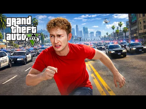 Video Thumbnail: 30 OPRAWCÓW vs 1 DRIVEMISTRZ - GTA V MANHUNT 🏃🏻‍♂️