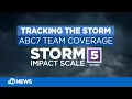 ABC7 Team coverage of Level 5 storm