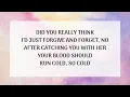 Everybody Loves An Outlaw - I See Red (Lyrics)