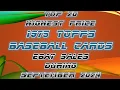 Sports Cards Worth Money 1975 Topps Baseball Cards Top 20 Highest price eBay Sales Sept 2024 Update