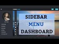 Sidebar Menu Dashboard - Side Navigation Bar