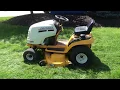 Cub cadet LT1024 riding lawn mower For Sale Online Auction at Repocast com
