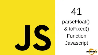 Javascript Tutorial in Hindi - 41 parseFloat function toFixed function in Javascript