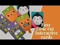 Easy Die cut Interactive cards Hero Arts Spooky Smiles collection