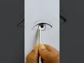 Download Lagu Realistic eye Drawing || How to draw eye sketch #shorts