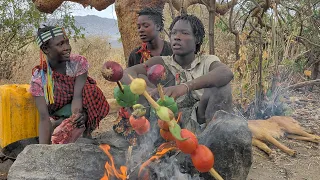 How the Hadzabe Way of Life Is Changing | Cooking Delicious Food From the Farm