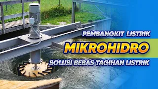 pembangkit listrik tenaga air mikrohidro pltmh potensi cara kerja komponen yang dibutuhkan