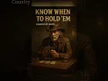 Download Lagu Kenny Rogers – The Gambler 🎲 | Country Life Lesson #ClassicCountry #HeartlandLyrics #Shorts