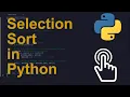 Selection Sort Code in Python Sorting Algorithms Python Coding Tutorial Python Code Interview