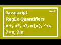 86 JavaScript regular expression quantifier in Hindi RegEx tutorial in Hindi
