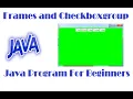 Java Program Using Frames and Checkbox groups in Tamil Success Srivari