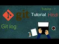 git log git log -oneline git log -stat git log - p git log -pretty oneline