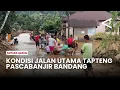 Dipenuhi Lumpur Pascabanjir Bandang, Inilah Kondisi Jalan Utama di Tapanuli Tengah