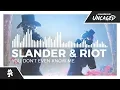 Download Lagu SLANDER \u0026 RIOT - You Don't Even Know Me [Monstercat Release]