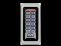 Metal Standalone Keypad Access Control - Full Tutorial