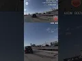 Distracted driver crashes into stopped car during traffic stop