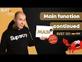 Rust 101 - Main function continued scopes memory macros