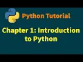 Python Tutorials Python Basics Chapter 1 Introduction to Python