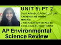 2021 UPDATED APES Unit 5 Comprehensive Study Guide - AP Environmental Science Review PART