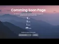 How to Make Coming Soon Website in HTML CSS JavaScript