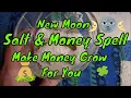 Salt Money Spell New Moon with Ending