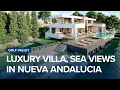 Luxury villa under construction with sea and La Concha views in Nueva Andalucia