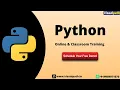 Python Online Training Demo class Python Programming by Visualpath