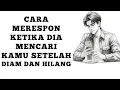 Download Lagu Tips saat mereka balik setelah hilang kabar cukup lama! Buat mereka dalam kendali kamu.