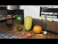 Fruits Size Comparison 3D