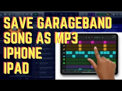 Download MP3 How to Convert a GarageBand File to Mp3 [iPhone and Mac Tutorial]