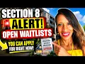 Apply Right Now to the Open Section 8 Waitlists in Multiple States August