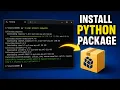 How to Use pip to Install a Python Package