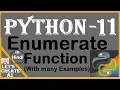 Enumerate Python Enumerate function in Python with Examples Hindi