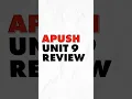 ONE MINUTE Review Unit 9
