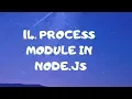 14 using process module Node js tutorial for beginners in bangla
