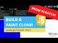 Javascript Tutorial - Build A Microsoft Paint Clone with Canvas Part 1