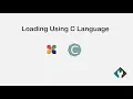 Loading progress program using C programming language