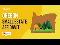 Oregon Small Estate Affidavit - EXPLAINED