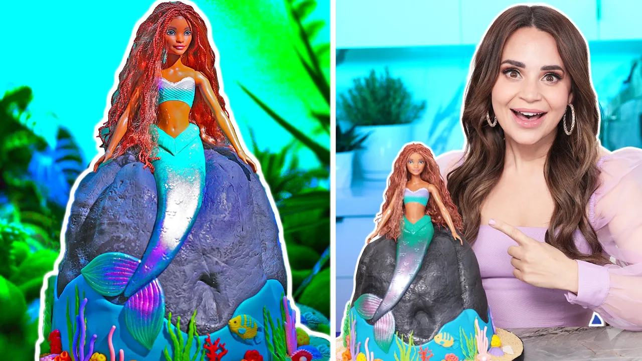 LITTLE MERMAID PRINCESS CAKE - NERDY NUMMIES